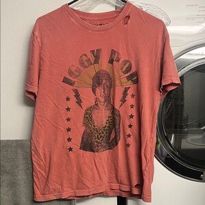 Lucky Brand Red Iggy Pop Tee